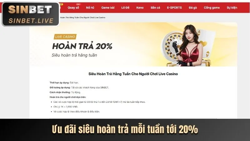 Trải nghiệm game casino